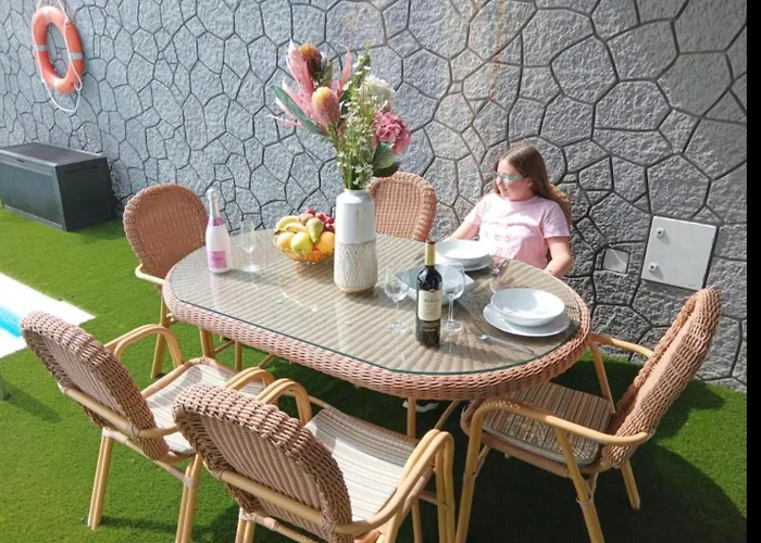 度假居 Casa Atilana Luxe Con Piscina Climatizada Privada,aire Acondicionado,terraza Privada E Independiente,wi-fi 普拉亚布兰卡